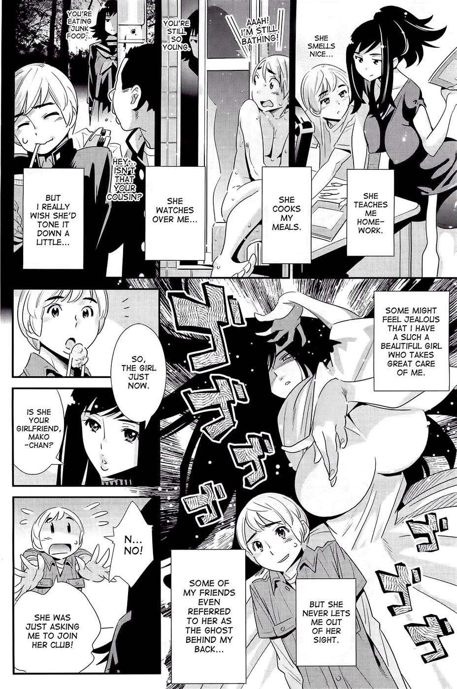 Hentai Manga Comic-The Ghost Behind My Back ?-Chapter 1-4